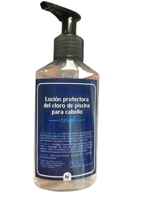 LOCION PROTECTORA DEL CLORO DE PISCINA PARA CABELLO