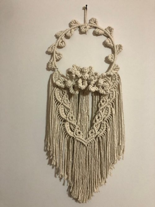TAPIZ MACRAMÉ 25 CM DE ANCHO X 59 CM DE LARGO SPORT Y REGALOS