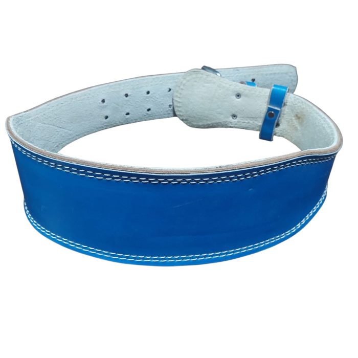 CINTURÓN AZUL PARA LEVANTAMIENTO DE PESA