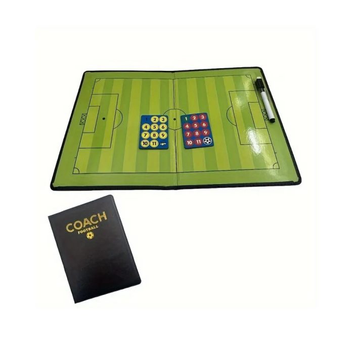 TABLERO TÁCTICO PLEGABLE MAGNÉTICO PARA FÚTBOL